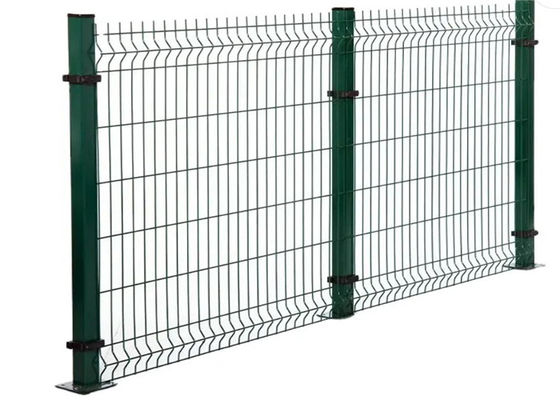 1.83m High Poeder Coated Welded Security Fencing With Square Post 80X80mm