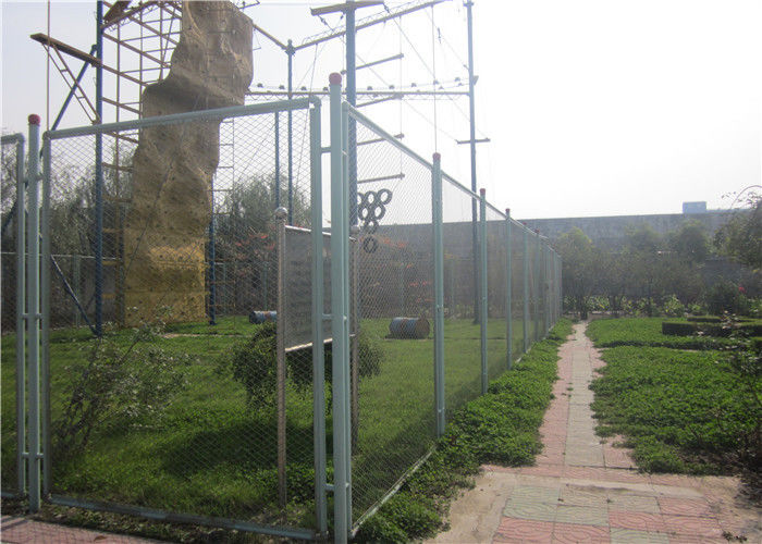 6ft Tall Galvanized Commercial Plain Or Barb Wire Top Fence From Factory Supply