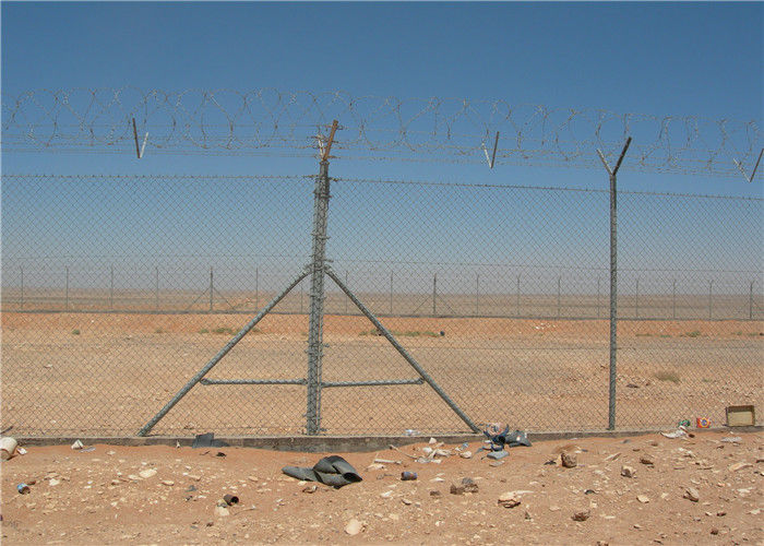 High Security Fencing - Anti-Climbing Rigid Security Barrier For Air Port