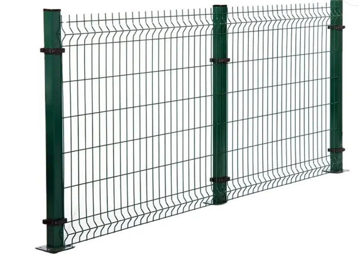 1.83m High Poeder Coated Welded Security Fencing With Square Post 80X80mm