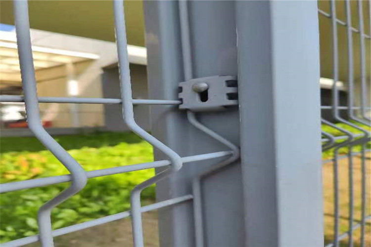 PVC Coated Welded Wire Mesh Fencing With Post Height 1.2m To 2.4m