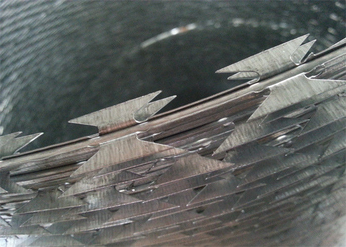 Hot Dipped Galvanized High Security Concertina Razor Barbed Wire Cbt-65 For Wire Fencing